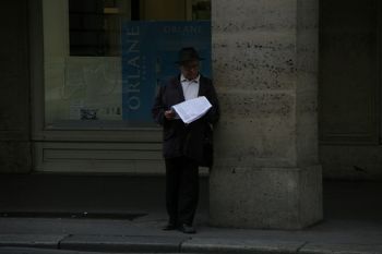 "Man Read Paper"