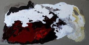"Lava and Ice abstract 707"