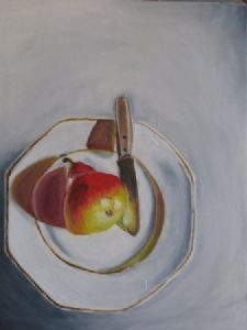 "Pear on Plate"