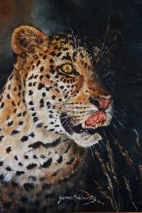 "Leopard at Night"