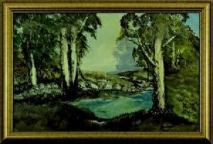 "Blue Gums in Forest"