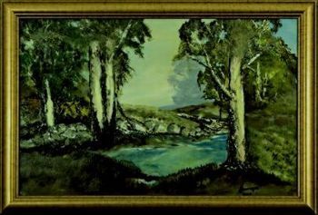 "Blue Gums in Forest"