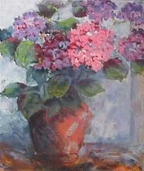 "Terracotta Hydrangeas"