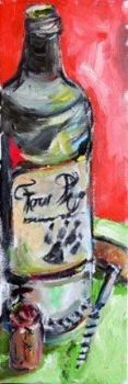 "Four Paws Wine Bottle 1"