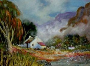 "Cottage with Tree"