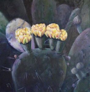 "Prickley Pear in Bloom"