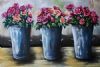 "Pails of Pink Roses"