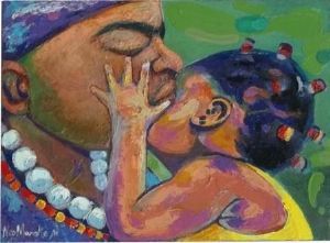 "woman and child"