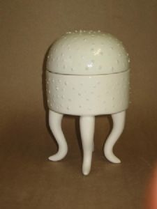 "Lidded Pot with Fairy Feet"
