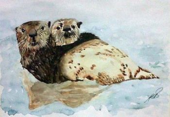 "Sea Otters I"