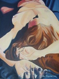 "Reclining nude"