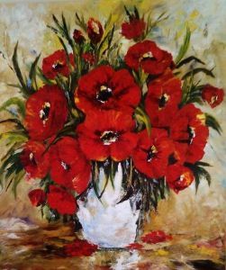 "Vase full of Poppies"