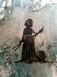 "Blue African Woman 3"