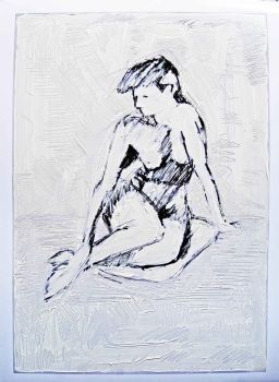 "Alex Seated Front Pose"