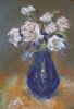 "Blue Vase with Flowers"