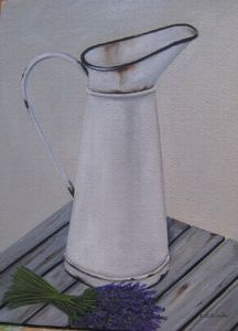 "Enamel Jug"