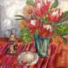 "Still life with proteas"