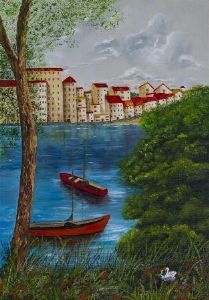 "Building With 2 Boats"