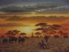 "Wildebeest Sunset"