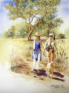 "Bush walk in the sun"