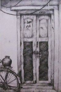 "Doorway in Hampi"