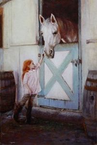"Girl and Horse"
