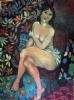 "Seated Nude"