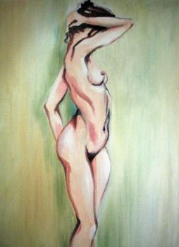 "Standing nude"