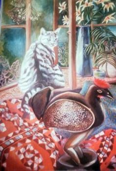 "Cat in Window"