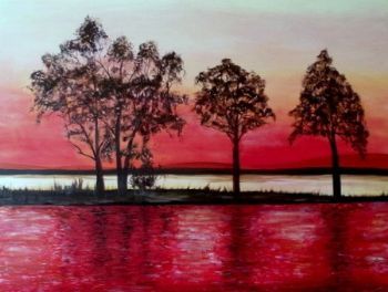 "Red Three Trees"