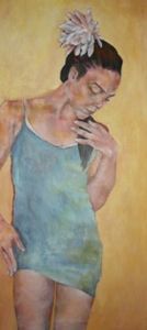 "Girl with Flower"