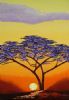 "Thorn Tree at Sunset"
