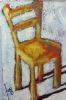 "Yellow Chair with White Background"