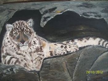 "Lazy Snow Leopard"