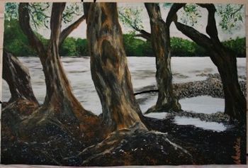 "Trees in River"