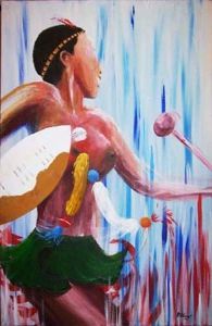 "Dancing African Maiden"