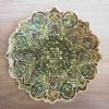 "Green Mandala Plate"