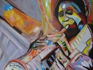 "The Trumpet Player"