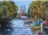 "Rijk's Museum From Amsterdam Canal"
