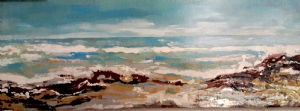 " Sold n315 Modern Seascape"