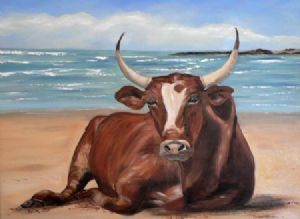 "Nguni on the Beach"
