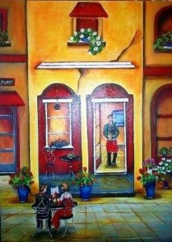 "Café Scene 2"