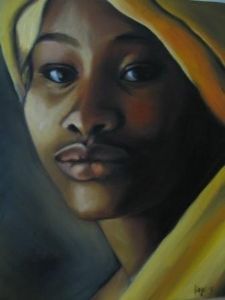"African Woman, Yellow"