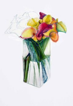 "Lilies in a Vase"