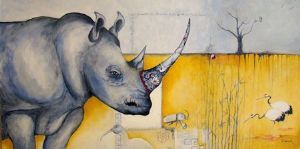 "Rhino Libation Cup"