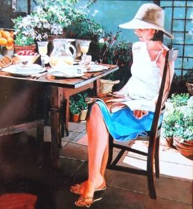 "Reading Lady"