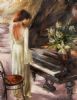"Lady by Piano"