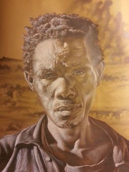 "Sheep Shearer in the Karoo"