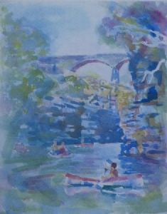 "Bridge at Uvongo Lagoon"