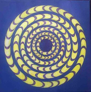 "Optical illusion - radial"